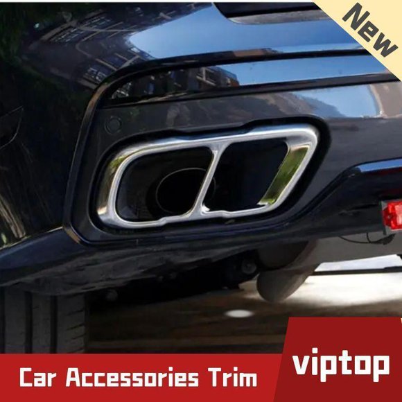 for BMW X5 X5 X6 G05 G06 G07 2019-2023 Steel Exhaust Pipe Tip f for Ram e Cover Trim