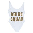 thumbnail image 4 of WILLBEST Trajes de Baño Para Dama, Trajes de Baño Para Playa, Bodas, Fiestas, Cuello Redondo, Estampado de Letras, Sin Espalda, Traje de Baño de Verano de Color Puro, 4 of 4