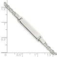thumbnail image 5 of Sterling Silver Polished Anchor Link Childrens 6 Inch ID Bracelet, 5 of 5