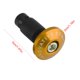thumbnail image 4 of Tapas de enchufe deslizantes para manillar de motocicleta de 22 mm y 7/8 pulgadas para carreras ATV Offroad Gold, 4 of 5