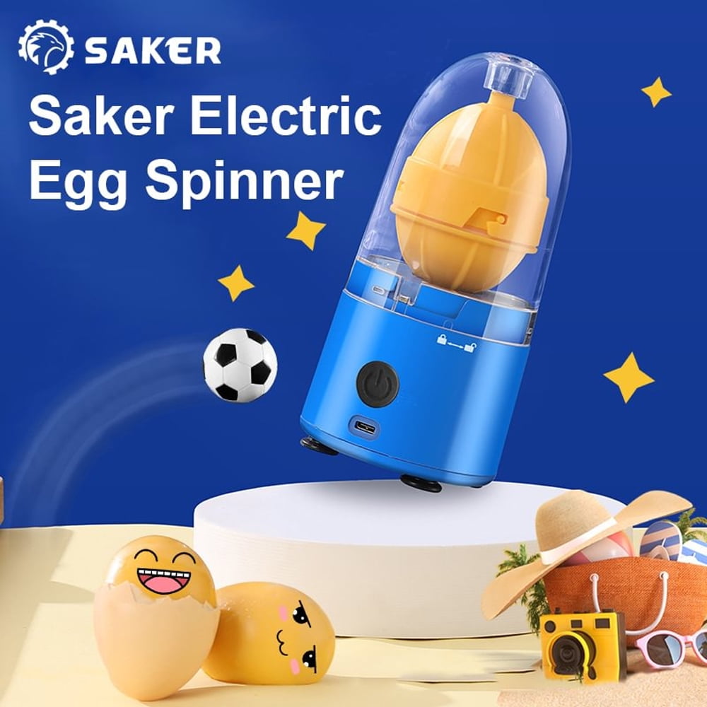 SDJMa Electric Egg Yolk Mixer - Rechargeable Egg Spinner Scrambler for  Small and Large Eggs |Portable Golden Egg Maker for Hard Boiled Eggs |Easy  To