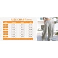 thumbnail image 7 of Casual Wide Leg Pants for Women Baggy Barrel Sweatpants Elastic Waist Lantern Trouser Pants, 7 of 7
