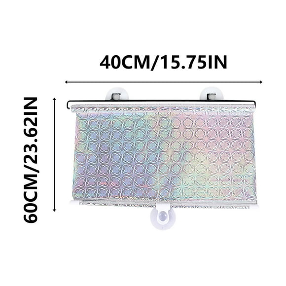 Birdeem Blinds for Windows, Car Window Shade, Car Sunshades Sun Protection Thermal Insulation Curtains Automatic Rolling Blinds and Household Automatic Retractable Window Sunshades for Car Use