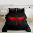 thumbnail image 2 of Homewish Animal Dragonfly 2pcs Bedding Comforter Set for Boys Girls,Gothic Style Twin Comforter Sets,Bohemian Damask Breathable Bedding Set,Ultra Soft Home Decor,Reversible, 2 of 8