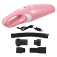 thumbnail image 3 of USB Charging Mini Handheld Duster Collector Vacuum Cleaner Dust Cleaner Wet And Dry Dual Use for Car R-6054 (Pink), 3 of 3