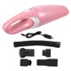 thumbnail image 3 of USB Charging Mini Handheld Duster Collector Vacuum Cleaner Dust Cleaner Wet And Dry Dual Use for Car R-6054 (Pink), 3 of 3