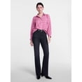 thumbnail image 3 of Scenario Women's Plaid Shirt with Long Puff Sleeves, Sizes XS-XXXL, 3 of 6