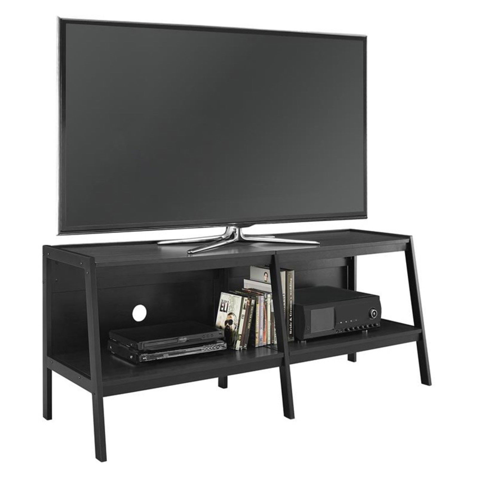 Ameriwood Home Lawrence 60 Ladder Tv Stand Black