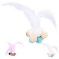 thumbnail image 2 of Cat Feather Ball Bell Interactive Exercising Cat Teaser Ball Kitten Feather Toy, 2 of 9
