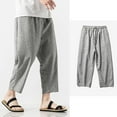 thumbnail image 5 of PEASKJP Men's Shorts Quick Dry Cotton Drawstring Summer Beach Stretch Golf Shorts with Pockets,Gray XXL, 5 of 5