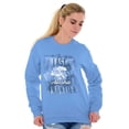 thumbnail image 3 of Alaska Cute State Flower Souvenir Women Crewneck Sweatshirt Brisco Brands S, 3 of 6