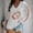 White, variant on Holzkary Football Sweatshirts for Women Game Day Heart Football Graphic Hoodies Pullover Crew Neck Long Sleeve Mom Shirts Rugby Sportswear with Distinctive Print Top Rugby Heart Print T Shirt Black L