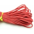thumbnail image 4 of U8MO 100 Meters Red Waxed Twisted Cotton Cord Thread Line 2mm Macrame Rope String, 4 of 4
