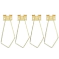 thumbnail image 1 of Bracket Frame Support Bracket Imitation Gold Iron 4Pcs 5.3x2In, 1 of 9