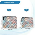 thumbnail image 4 of FORMRS 15-15.6 inch Laptop Sleeve Case Soft Carrying Quilted Computer Bag Cover, Red Art Pattern, 4 of 7