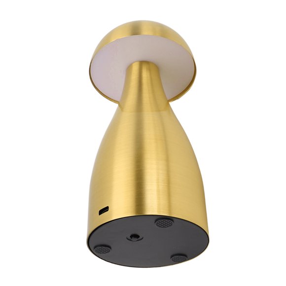 Lampe de Table Champignon Rechargeable Sans Fil à LED, Lampe Tactile Dimmable, Petite Lampe de Chevet pour Décoration Intérieure, Restaurant
