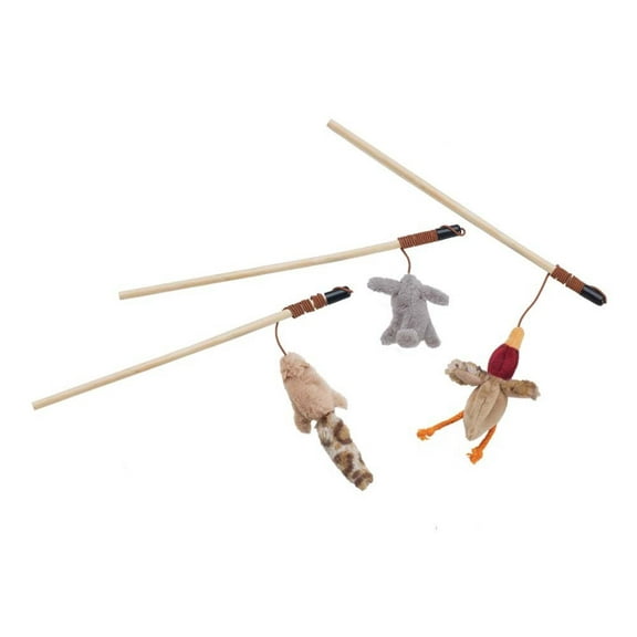 Ethical Pet Spot Skinneeez Forest Creature Wand  Assorted Catnip Cat Toys