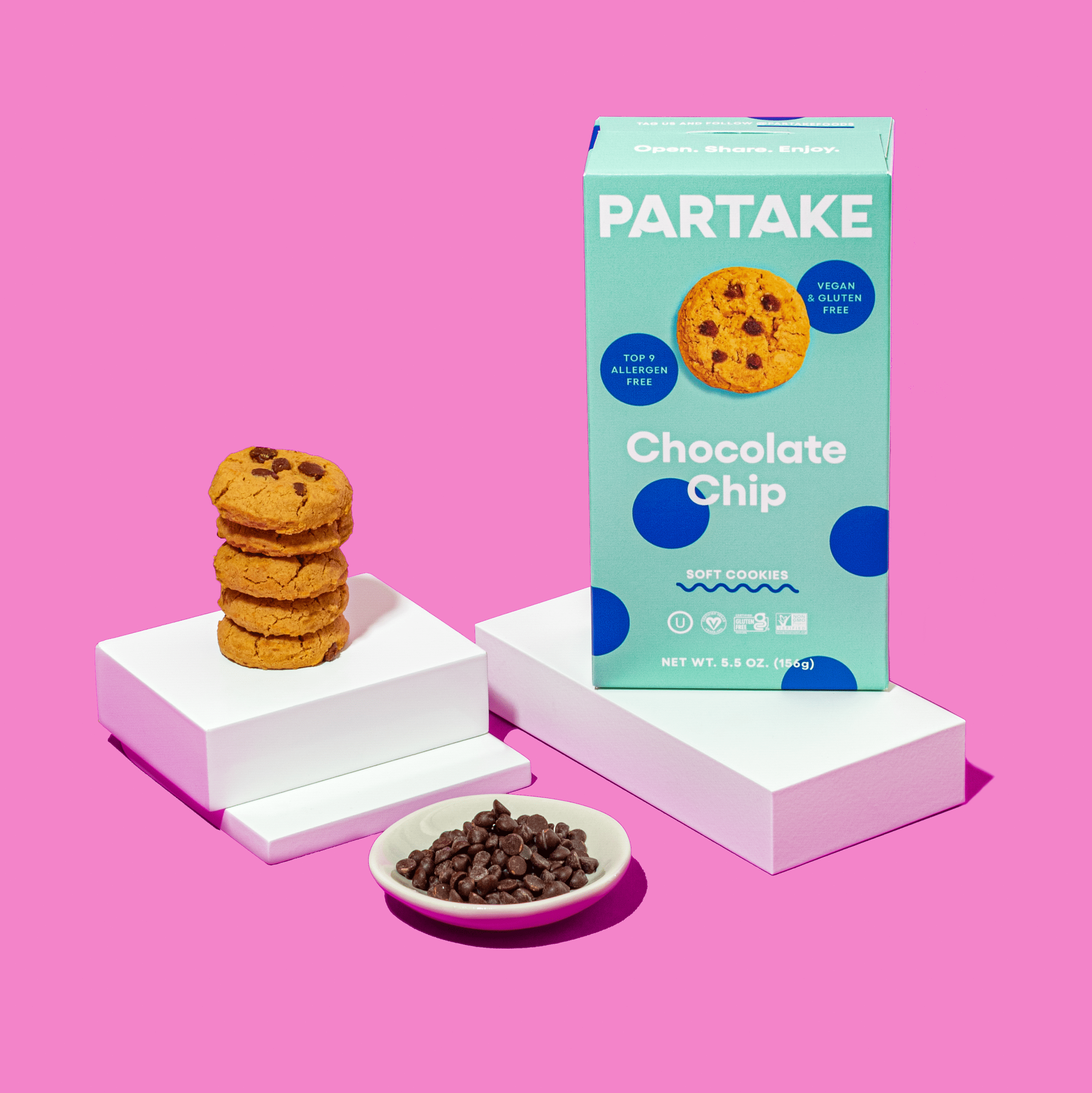 Partake Soft Baked Chocolate Chip Cookies
