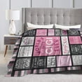 thumbnail image 4 of LHSHID World Best Gigi Ever Throw Blanket Soft Fuzzy Fleece Blanket For Couch Bed Living Room Decoration 50x60in, 4 of 6
