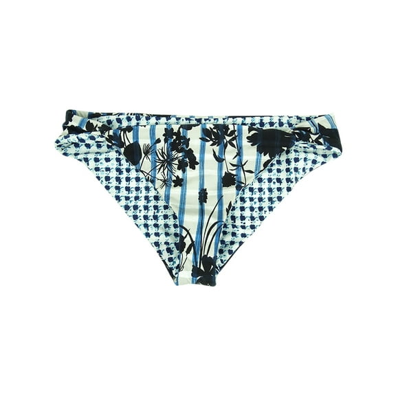 Lucky Brand Women's Twist-Side Bikini Swim Bottom Separates Swimsuit L, Ink Blue