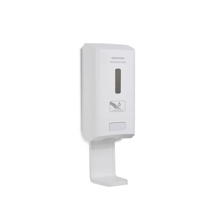 COASTWIDE J-Series Automatic Wall-Mounted Hand Sanitizer Dispenser White CWJAH-W