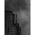 thumbnail image 2 of Carson, Brian 25x32 White Modern Wood Framed Museum Art Print Titled - Downtown Toronto Fogfest No 7, 2 of 4