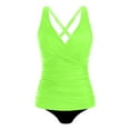 thumbnail image 5 of WILLBEST Traje de Baño de Dos Piezas para Mujer, Bikini Sexy con Abertura, Traje de Baño de Cintura Alta, Bikini Sexy Push Up de Dos Piezas para Playa 3187, 5 of 5