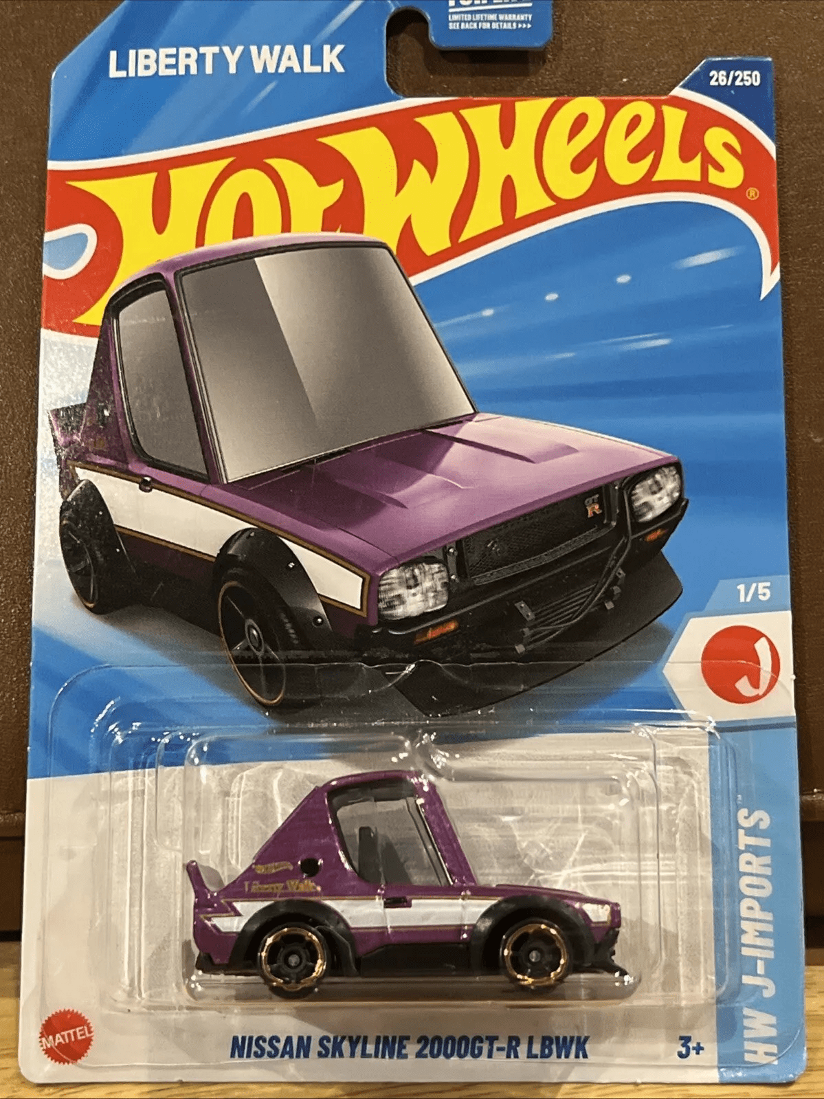 2025 Hot Wheels Purple Nissan Skyline 2000GT-R LBWK 26/250