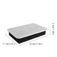 thumbnail image 3 of Square Ice Mold Tray With Lid, Silicone Ice Mold Tray, Whiskey Square Ice Mold, Stackable With Lid Ice Mold Tray, Easy To Release (1PC)., 3 of 6