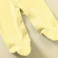 thumbnail image 4 of MeetoTime Baby Clothes Long Sleeve Solid color Round Neck Jumpsuits Newborn Infant Rompers Crawling Clothes, 4 of 7