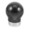 thumbnail image 6 of COMPUKAS Universal Carbon Fiber Shift Knob Replacement Black Stick Handle 1 Set for Cars, 6 of 8