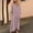 Pink, variant on Women Cotton Linen Kaftan Dress 3/4 Sleeve Crewneck Shift Dresses Summer Oversized Tshirt Robe Irregular Hem Maxi Dress
