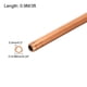 thumbnail image 2 of Tubo de Cobre Uxcell 7/8'' OD x 3Ft Tubería Flexible de Refrigeración Metal Hueco Suave para Aire Acondicionado Refrigerador, 1/4" OD x 3Ft x 1/64" T, 2 of 5