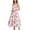 Pink, variant on WRKEKC Floral Dress for Women Vintage Floral Print Adjustable Spaghetti Strap Dress Soft Breathable Fabric Chic