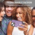 thumbnail image 5 of SaniMore for iPhone 15 PU Leather Case RFID Blocking, Back Magnetic Button Flip Wallet Cover Built-in Card Slot & Multi-Angle Kickstand Ultra-Thin Full Body Protective Shell, Purple, 5 of 6