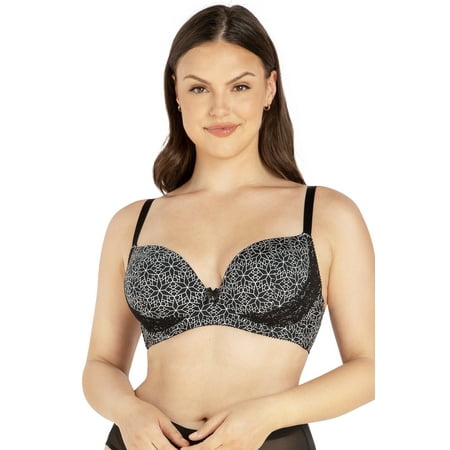 Parfait Casey Mosaic Print Plunge Molded T-Shirt Bra 28013