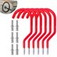 thumbnail image 5 of Kenally Gancho de almacenamiento Percha atornillada Broche de pared Mano de obra fina Suministros para el hogar Accesorios para el hogar Práctica Herramientas y ferretería 6 piezas Kenally TO005408-01, 5 of 6