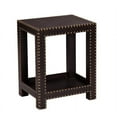 thumbnail image 2 of Southern Enterprises Reptilian Nailhead Accent Table in Brown, 2 of 3