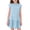 Light Blue#1, variant on Fesfesfes Girls Summer Dress Simple Solid Color Short Sleeve Dress Casual Loose Comfortable Everyday Wear Outfit for Kids 3-15 Years(White#1,11-12 Years)