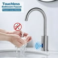 thumbnail image 4 of WOWOW Touchless Bathroom Faucet Automatic Bathroom Sink Faucet  Single Hole, 4 of 9