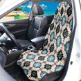 thumbnail image 3 of POLERO Geometric Diamond Design Car Front Seat Cover, Waterproof Non Slip Plush Microfiber Protector, Suitable for Van Truck Seat, Fit for SUVs, 3 of 7