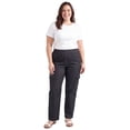 thumbnail image 6 of Turtle Bay New York Women's Elastic Stretch Waist Casual Denim Pull-on Cargo Pants, 6 of 6