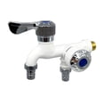 thumbnail image 1 of Interface Faucet Double Outlet Dual Control Water Tap Home Bathroom Hose Irrigation Fitting Plastic Connector Universal, 1 of 2