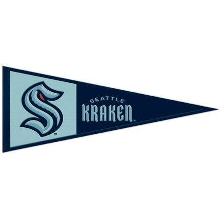 WinCraft Seattle Kraken 13 x 32 Wool Primary Logo Pennant