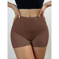 thumbnail image 7 of Women's Ice Silk Safety Pants, Mid-waist Seamless Elastic Shorts, Anti-lighting, Anti-roll Edge, 7 of 7