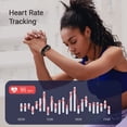 thumbnail image 3 of YUNOVA Waterproof Fitness Tracker with 24/7 Heart Rate & Sleep Monitor, 14 Sports Modes, Smart Notifications, USB Charging for Women Men, 3 of 7