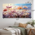 thumbnail image 4 of Designart "Enchanted Meadow Wildflowers" Floral Metal Wall Decor Set, 4 of 5