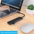 thumbnail image 2 of Hub USB 3.0 Tipo C 6 en 1 para USB-C una 4K Compatible para Lector de Tarjetas SD/TF Divisor de Concentrador de Datos, 2 of 5