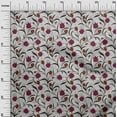 thumbnail image 3 of oneOone Cotton Flex Pink Fabric Floral Retro Fabric For Sewing Printed Craft Fabric By The Yard 40 Inch Wide, 3 of 5