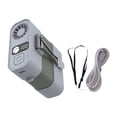 thumbnail image 1 of Ventilador portátil de cintura recargable para correr, viajar, al aire libre y montaña. Gris verde, 1 of 9